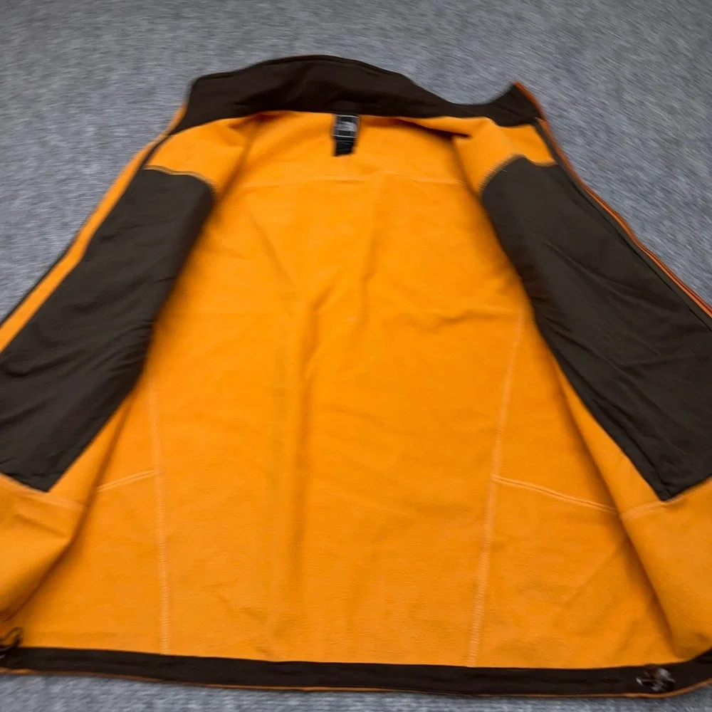 The North Face Apex Bionic Vest Mens Large Orange Softshell Windproof AL5D